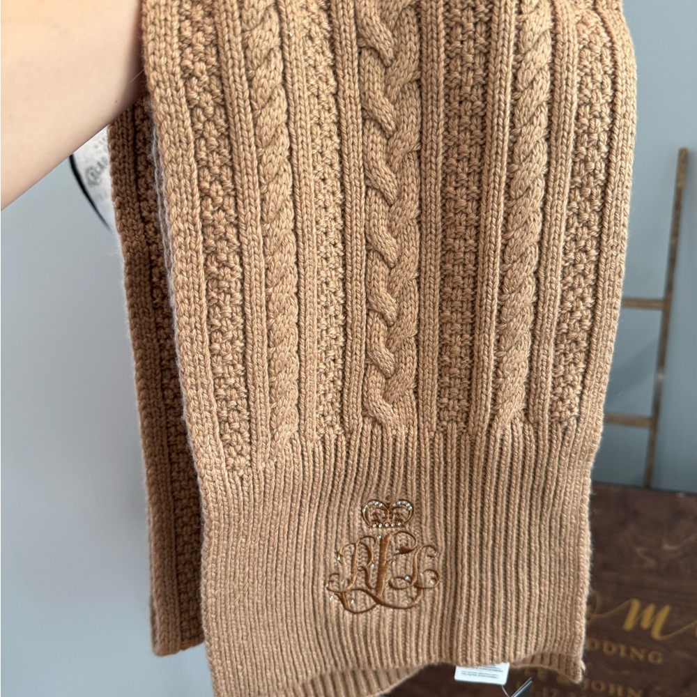 Lauren Ralph Lauren Camel Knit Sweater